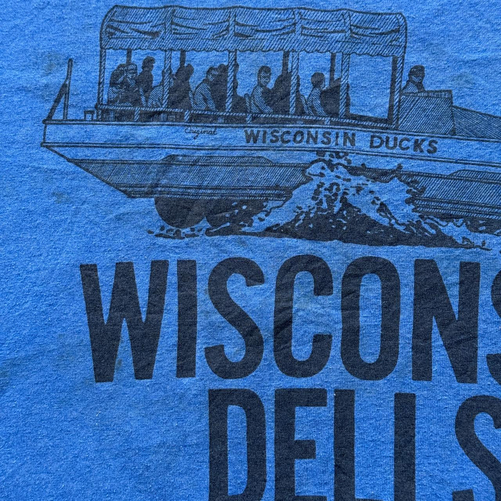 Blue Wisconsin Dells Vintage 90s T-shirt - XL