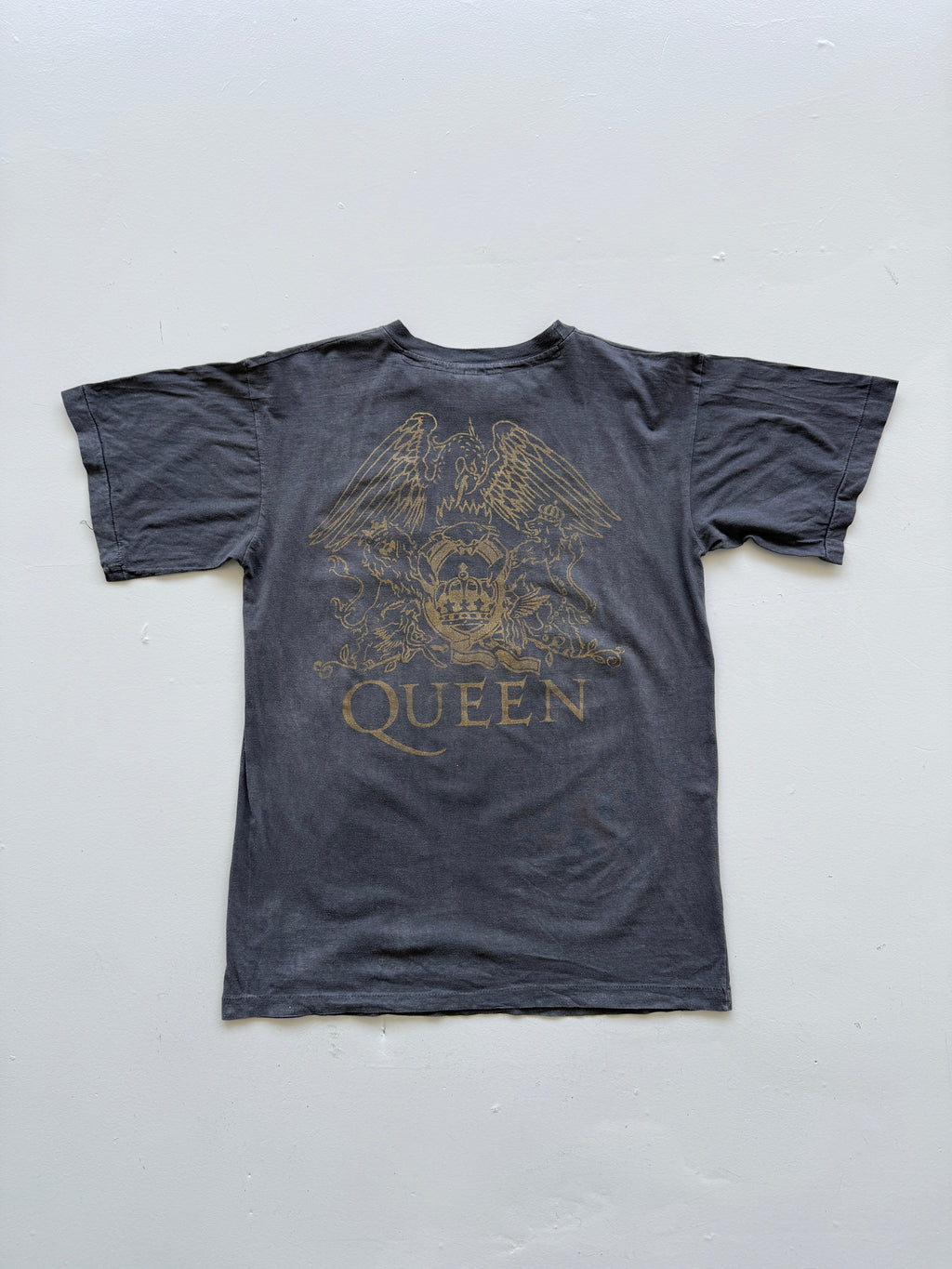 Grey Freddie Mercury Queen 90s Vintage Single Stitch Graphic Band T-Shirt -Large