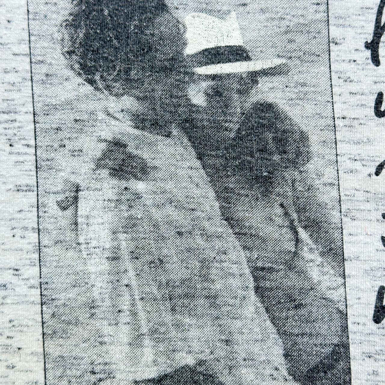 Grey Marl Romantic Poem Vintage 90's T-shirt - XL