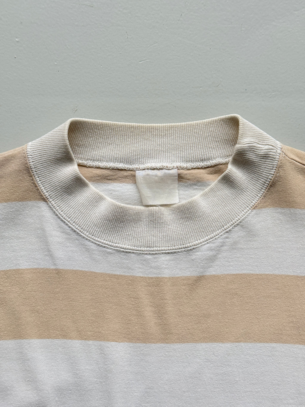 Cotton District Striped 90's Vintage Long Sleeve Sweatshirt - Medium