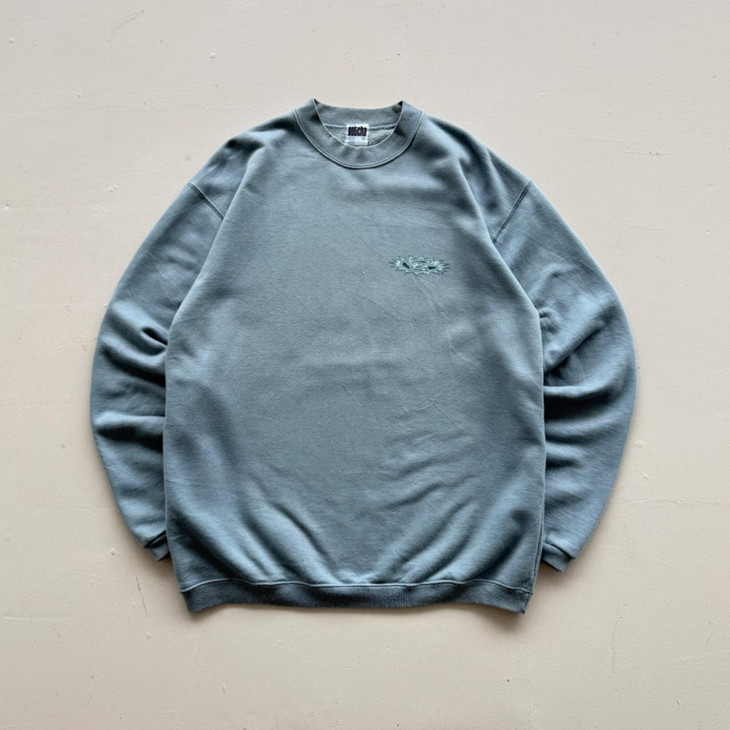 Light Blue Gotcha 90’s Vintage Surf Graphic Sweatshirt - Large