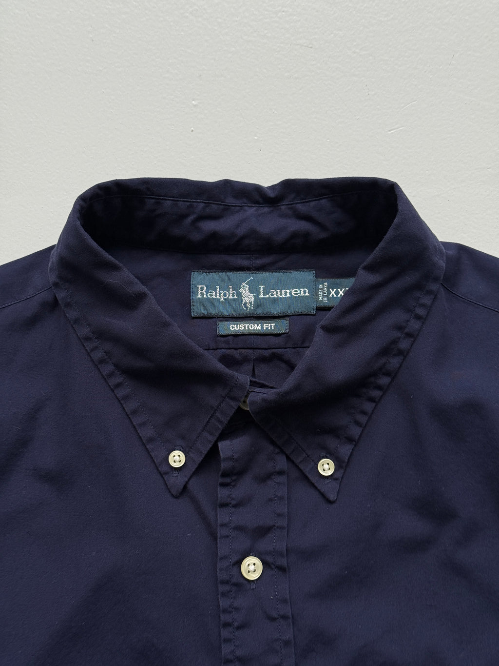 Ralph Lauren Custom Fit Vintage Oxford Button-Down Shirt - XL