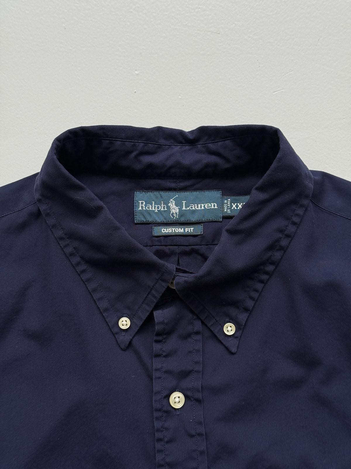 Ralph Lauren Custom Fit Vintage Oxford Button-Down Shirt - XL