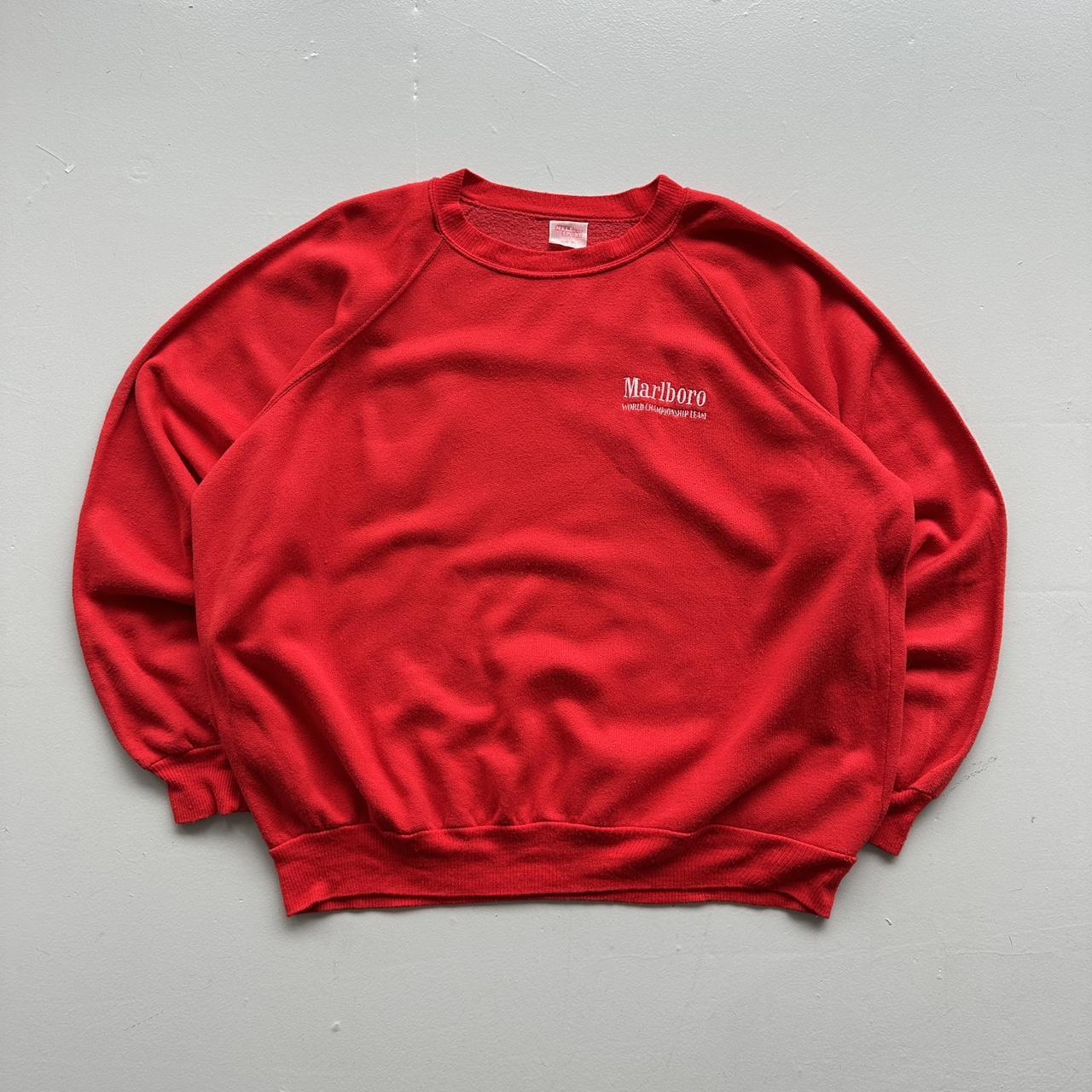 Red Marlboro World Championship 90’s Vintage Graphic Sweatshirt - XL