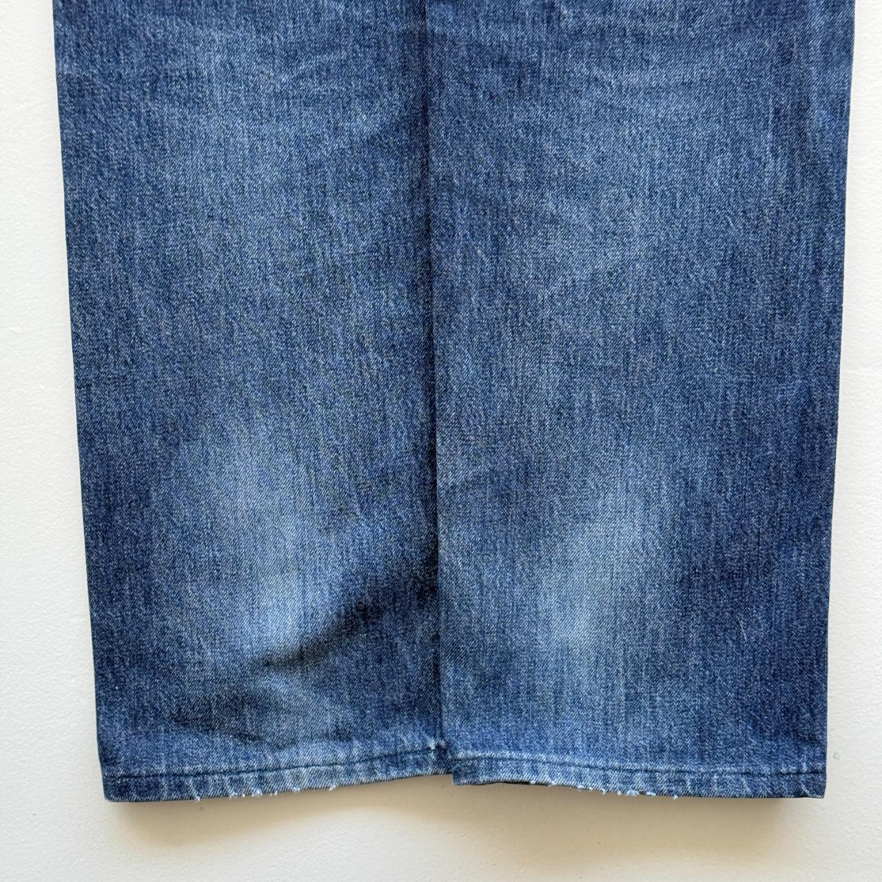 Blue Levi's Denim Straight Leg 90's Vintage Jeans - 32” x 31”