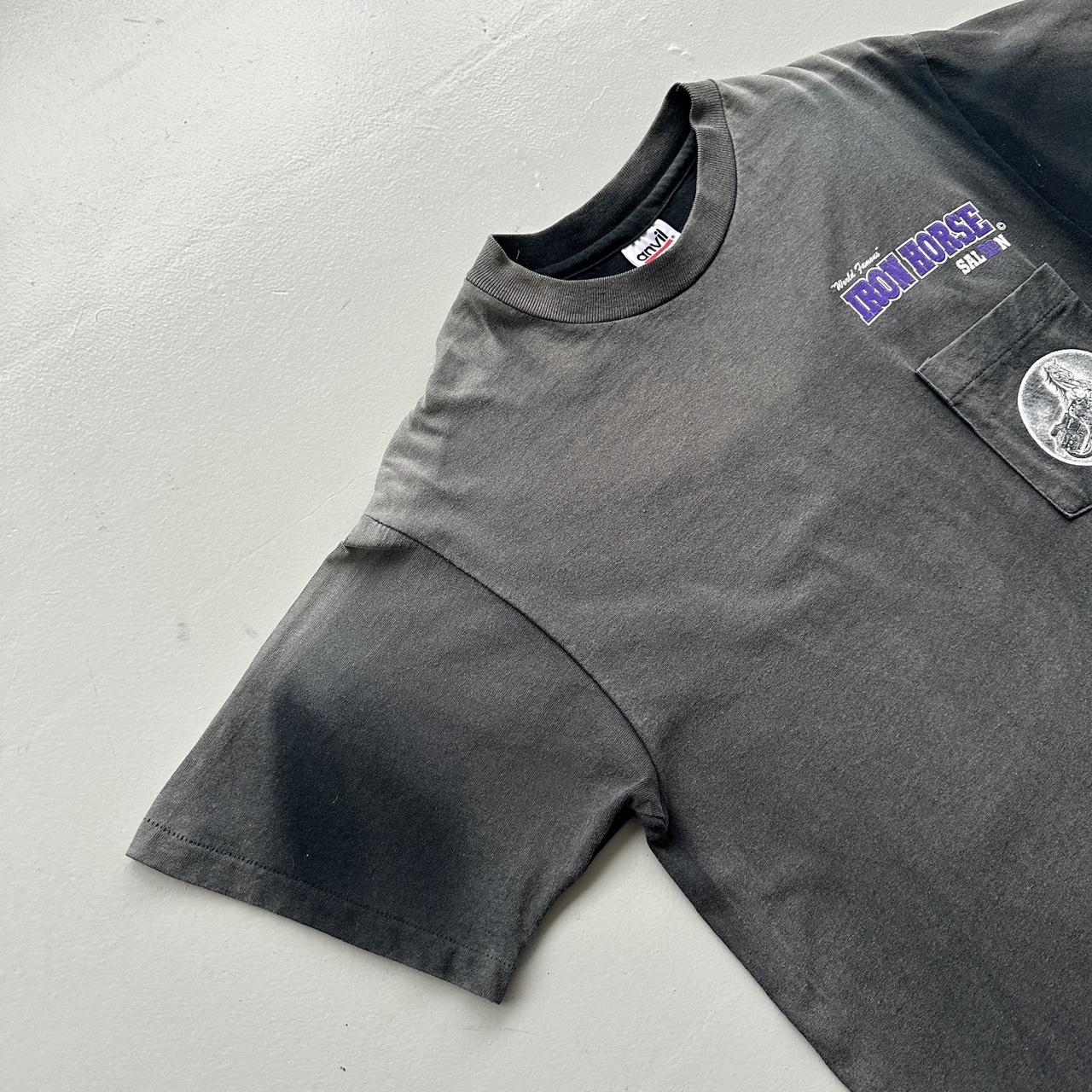 Faded Iron Horse Saloon 1997 Vintage 90's Graphic T-shirt - Small