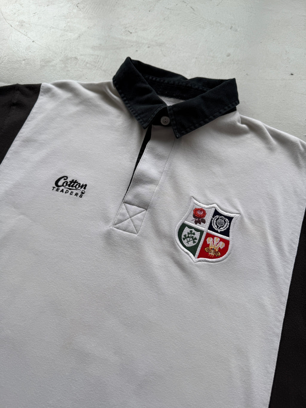 White Cotton Traders British and Irish Lions 00's Vintage Jersey - XL