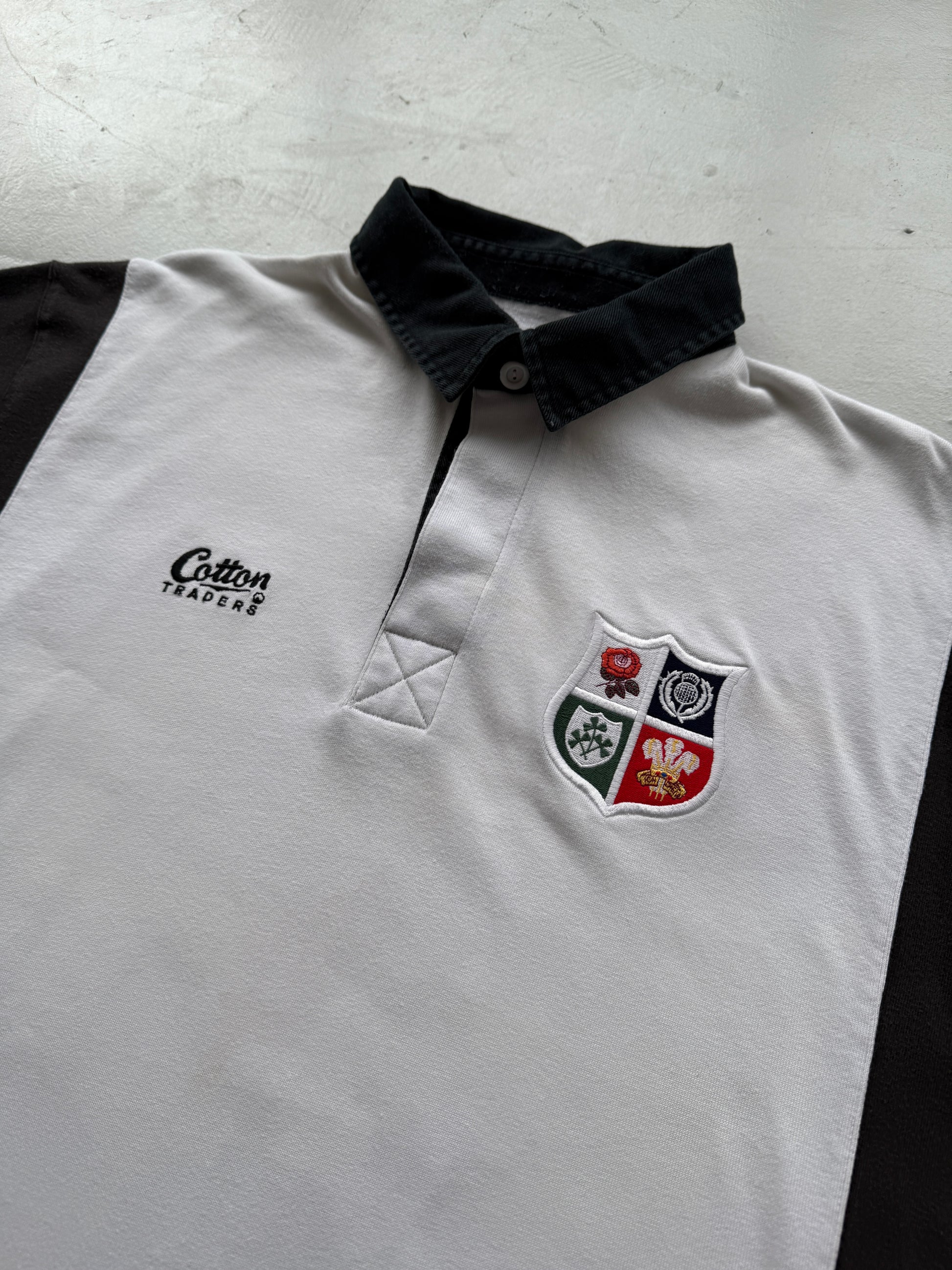 White Cotton Traders British and Irish Lions 00's Vintage Jersey - XL
