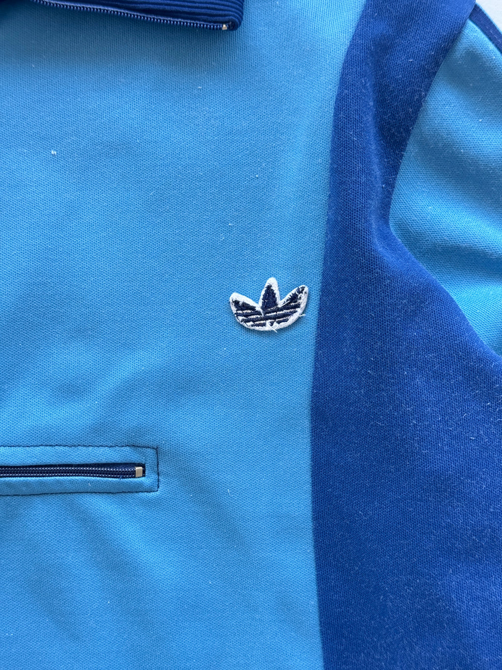 Adidas Trefoil 60s/70s Vintage Quarter Zip Track Top - XS/S