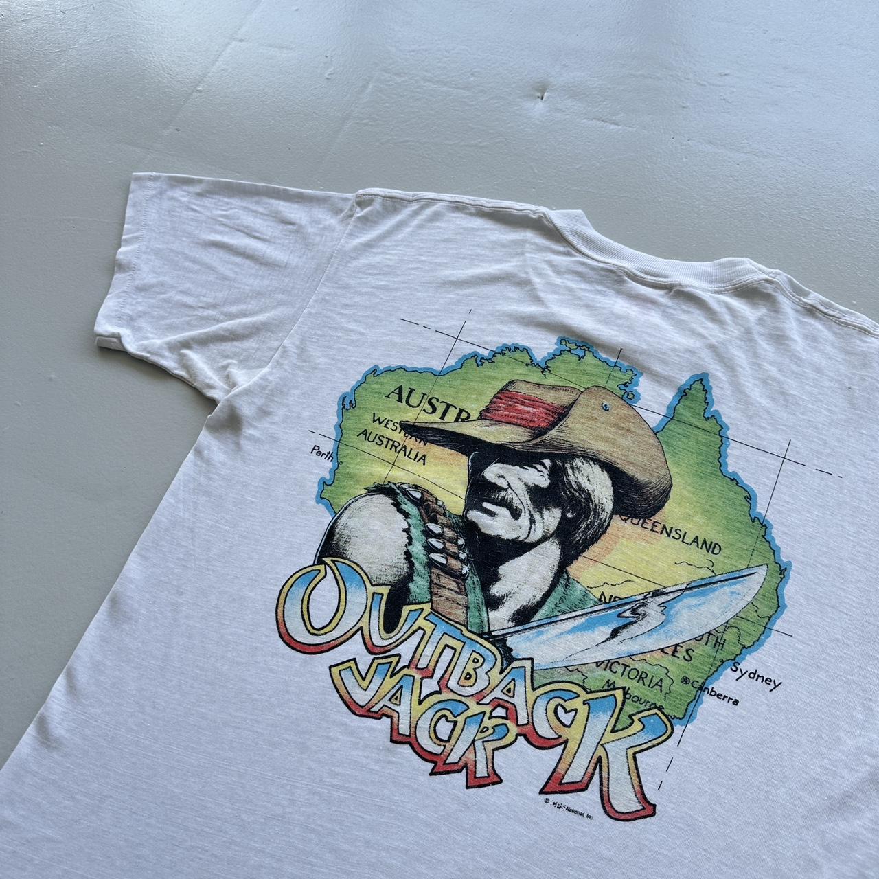 White Outback Jak Vintage 80’s T-shirt - Large