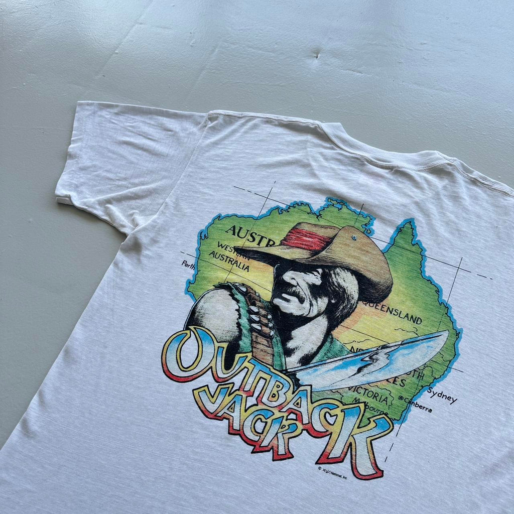 White Outback Jak Vintage 80’s T-shirt - Large