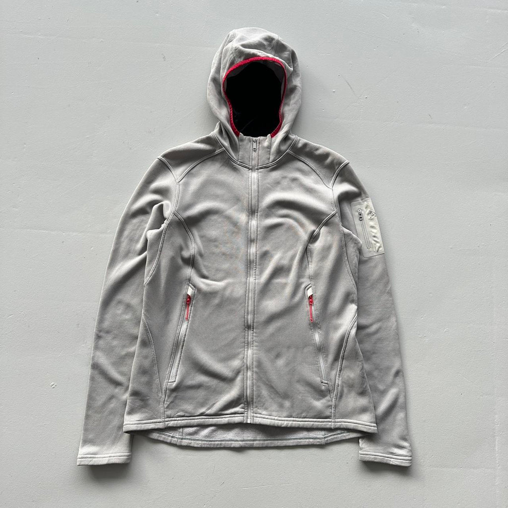Grey Arc’teryx Zip-up Hooded Polartec Mid Layer Sweatshirt - Womens Large