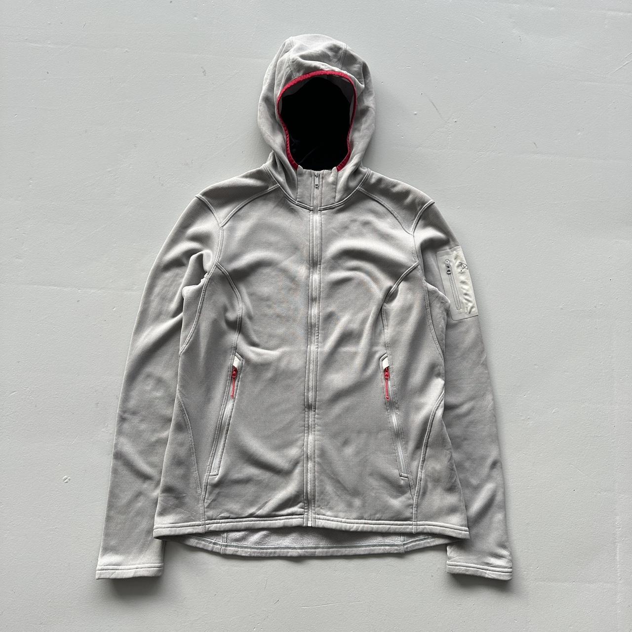 Grey Arc’teryx Zip-up Hooded Polartec Mid Layer Sweatshirt - Womens Large