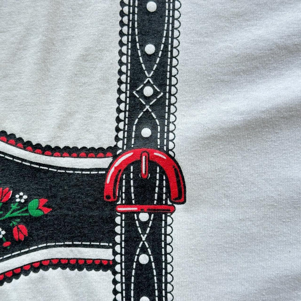 White Folkfest Vintage 90's T-shirt - XL