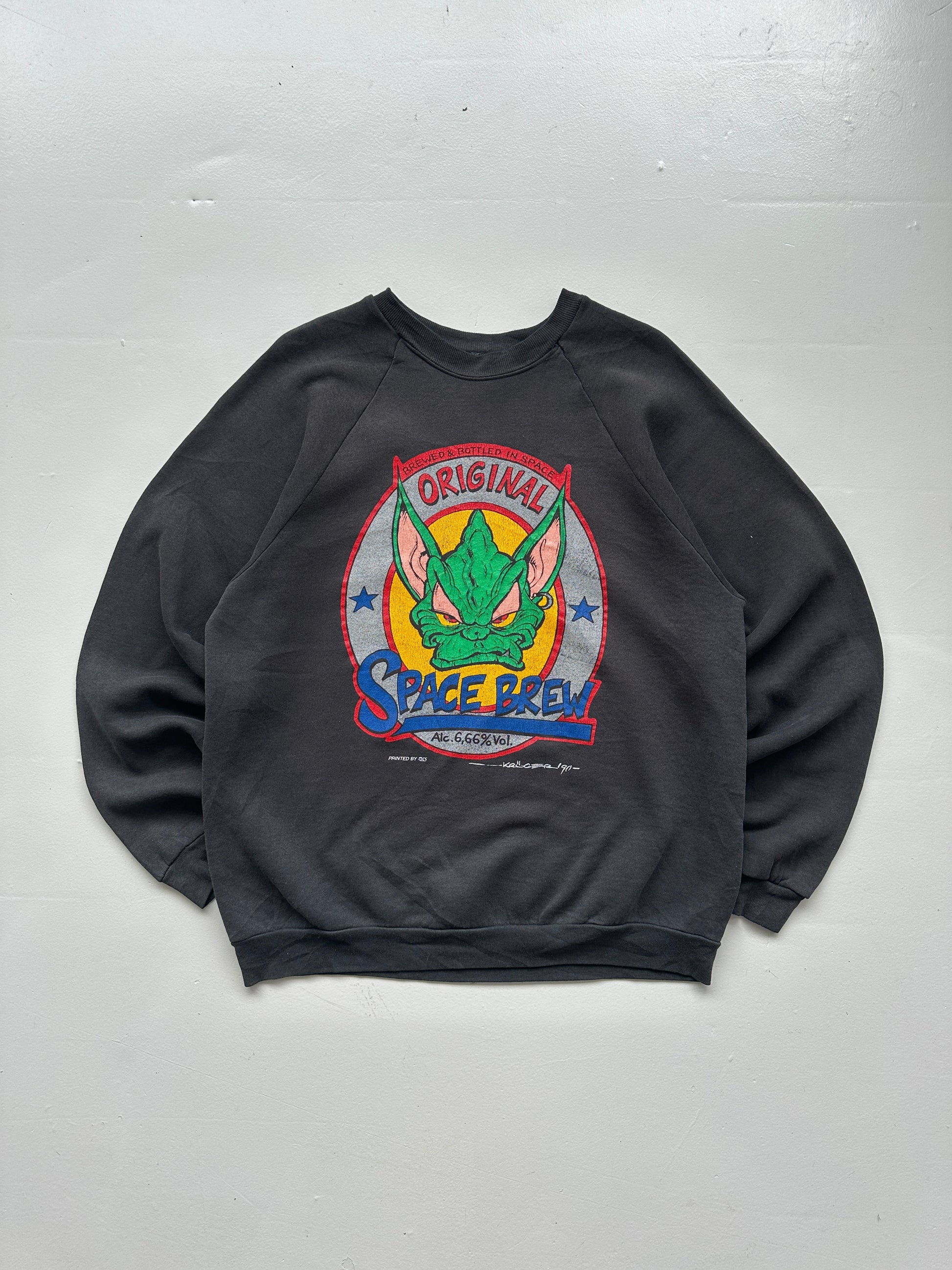 Black Rare Tankard Metal Band Vintage Sweatshirt 90's Crewneck - Large