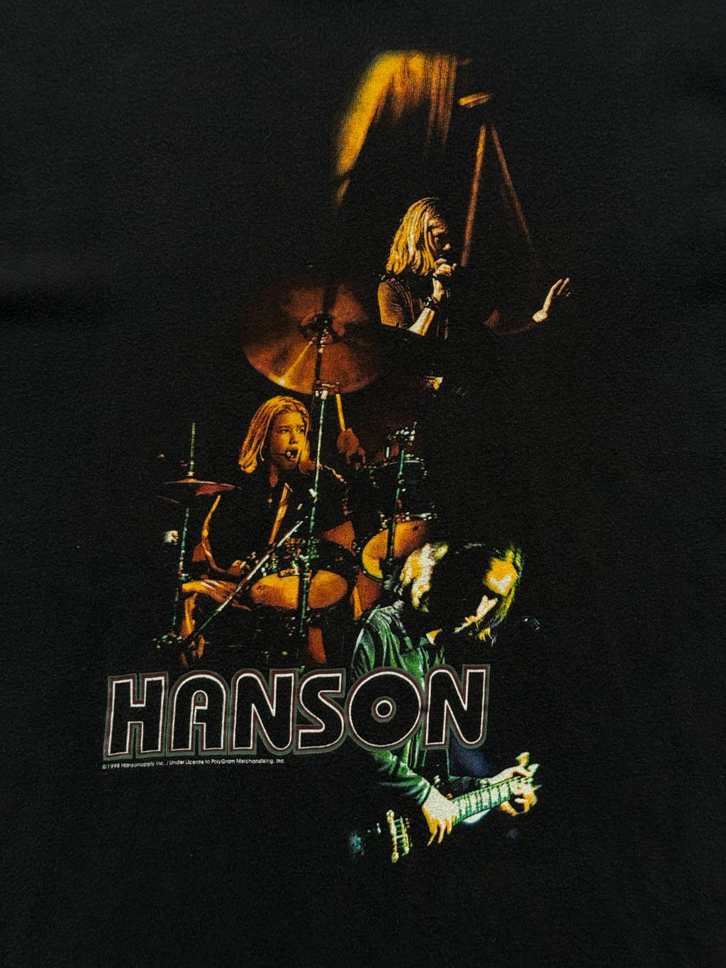 Hanson PolyGram Merchandising 1998 90's Vintage Single Stitch Band T-Shirt - Med