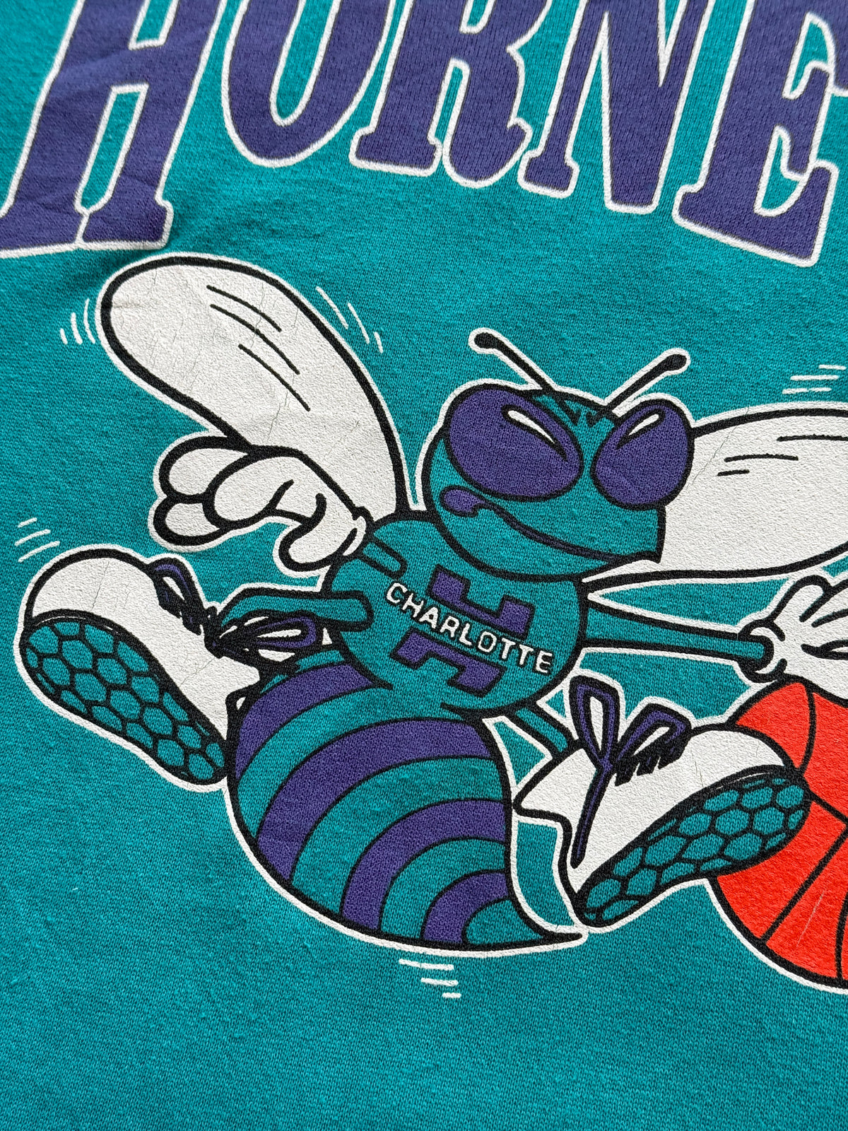 Artex Charlotte Hornets NBA 90's Vintage Sweatshirt - Large