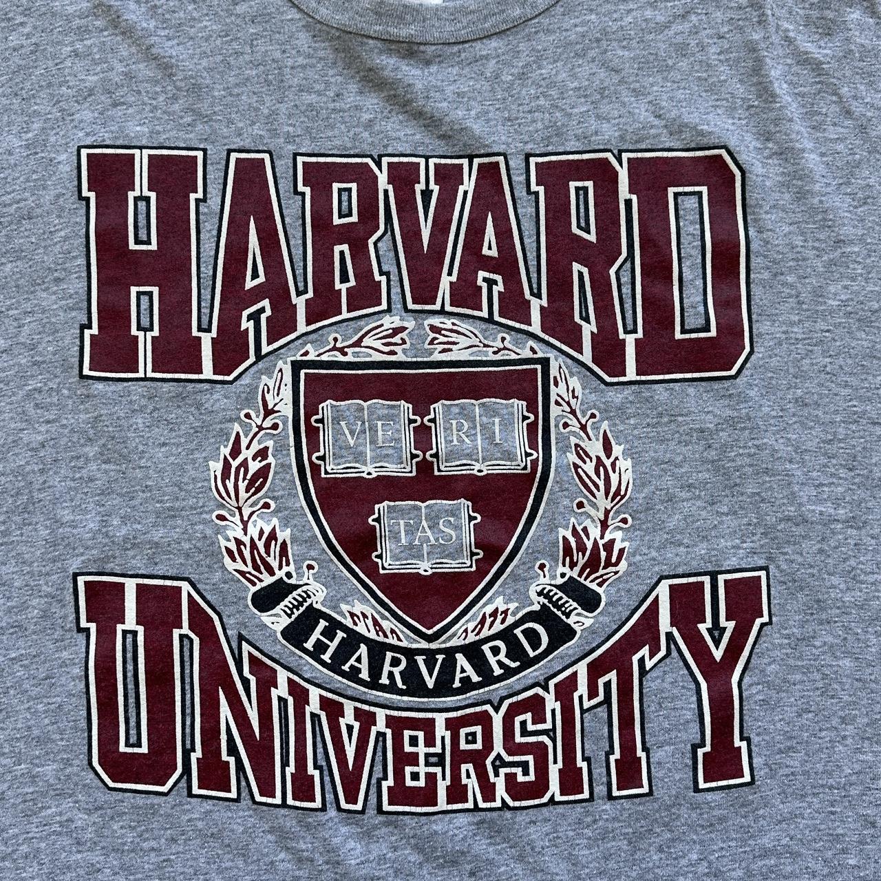 Harvard University Grey 90s Vintage T-shirt - 2XL