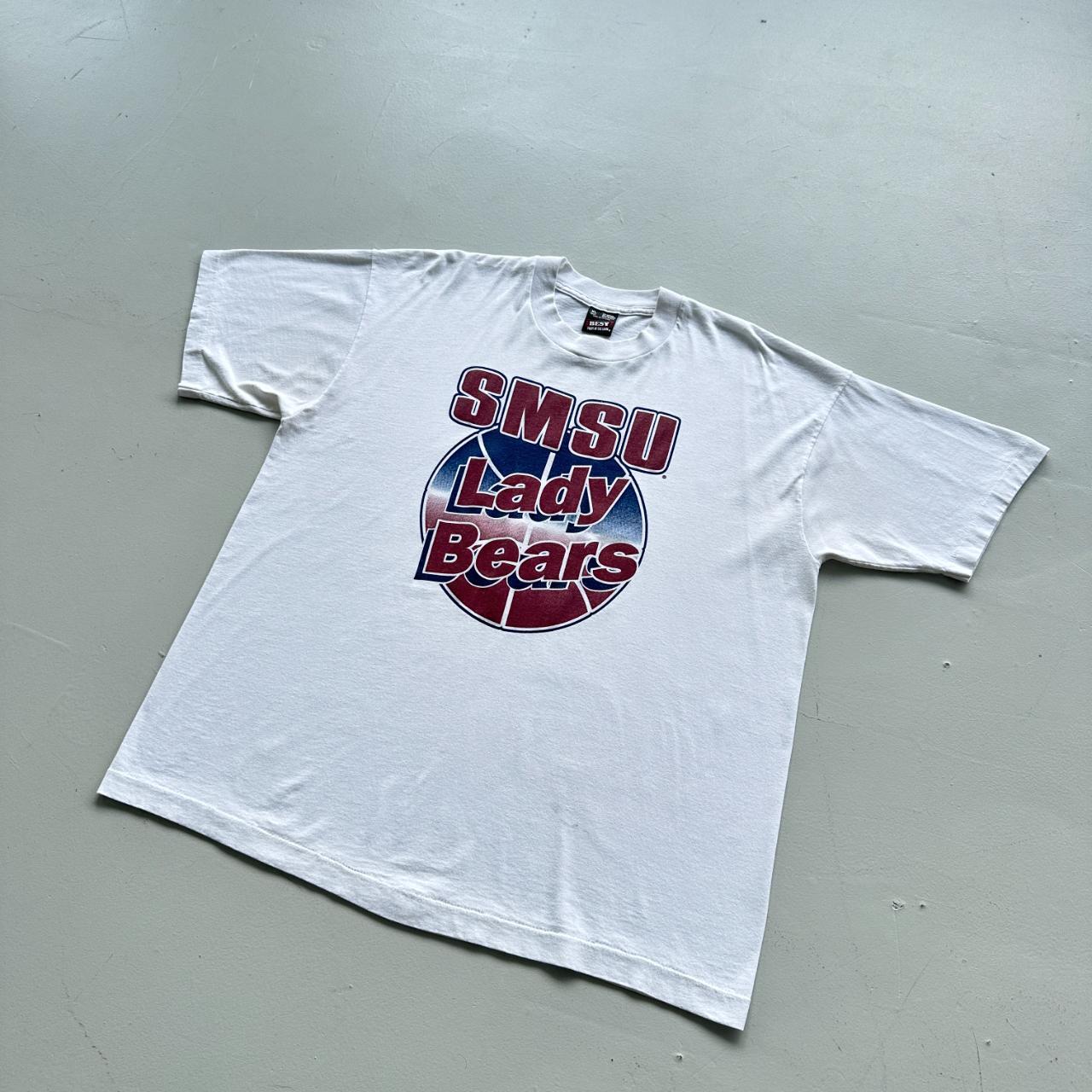 White Lady Bear Vintage 90's T-shirt - XL