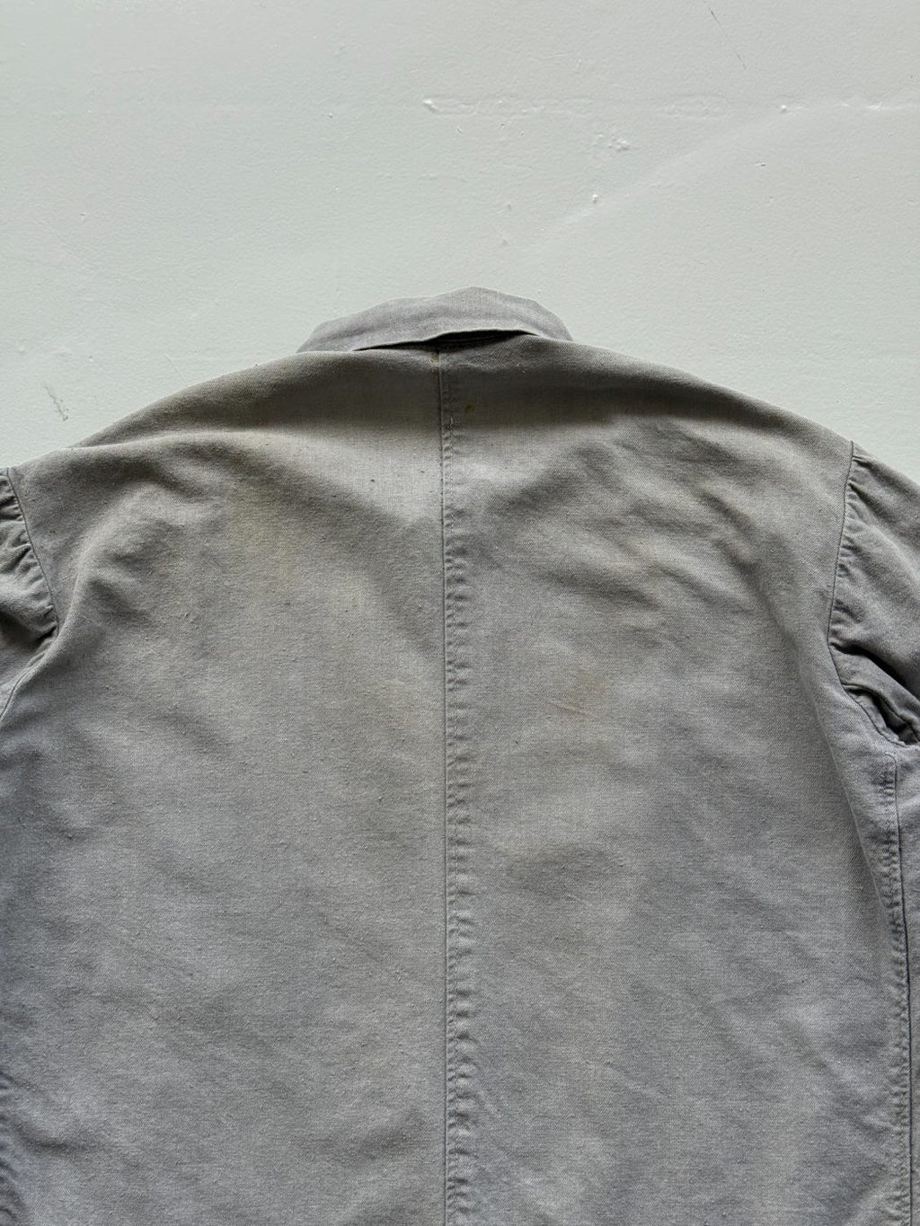 Grey Vintage French Chore Faded 70's Jacket CH181 - XL
