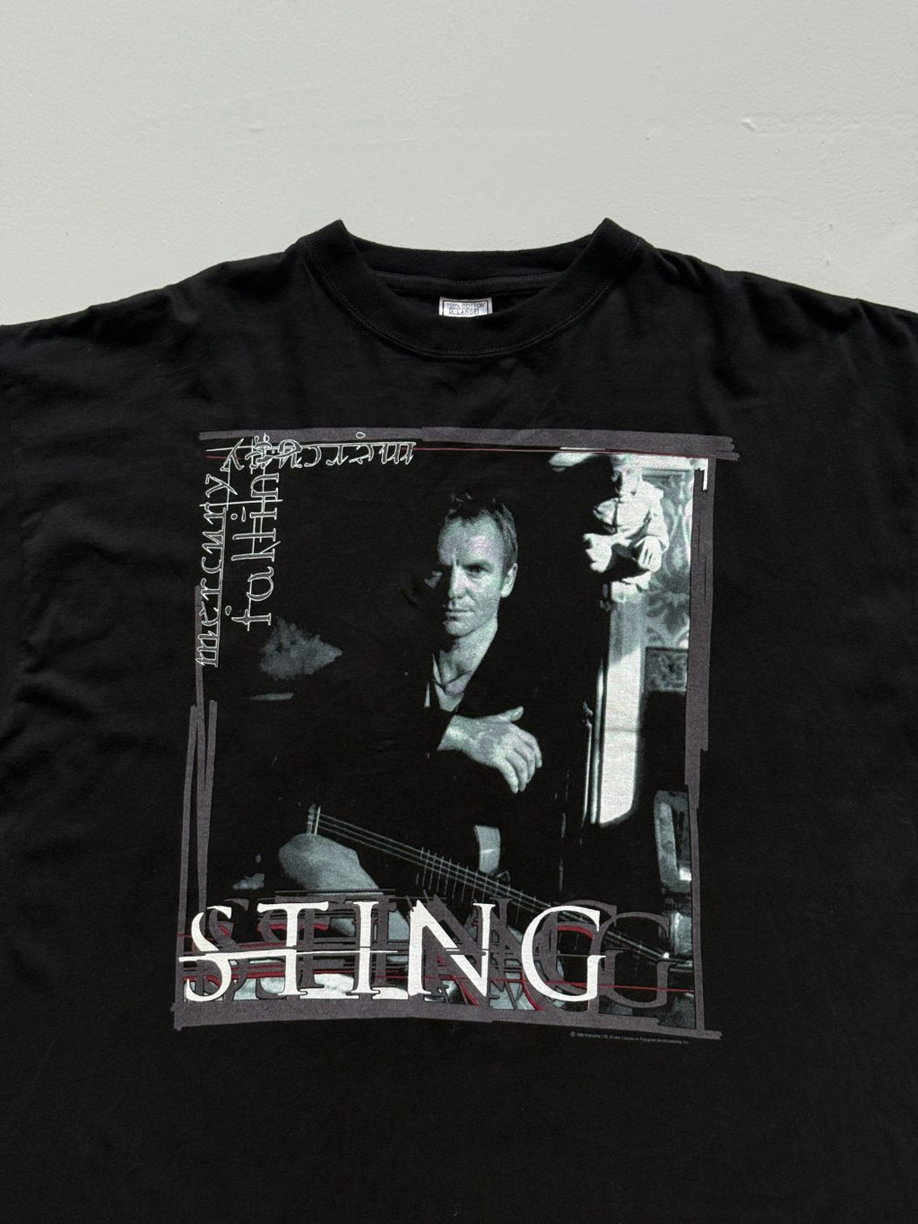 Sting Mercury Falling European Tour 1996 Vintage Band T-Shirt - XL