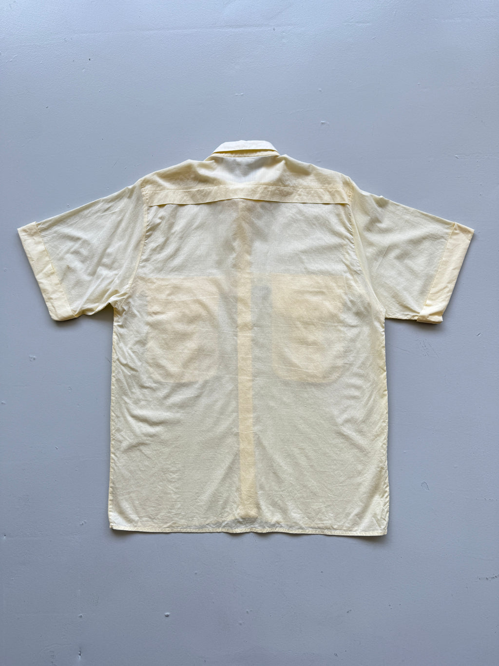 Adidas Trefoil Short Sleeve 80's Vintage Button-Up Shirt - Large