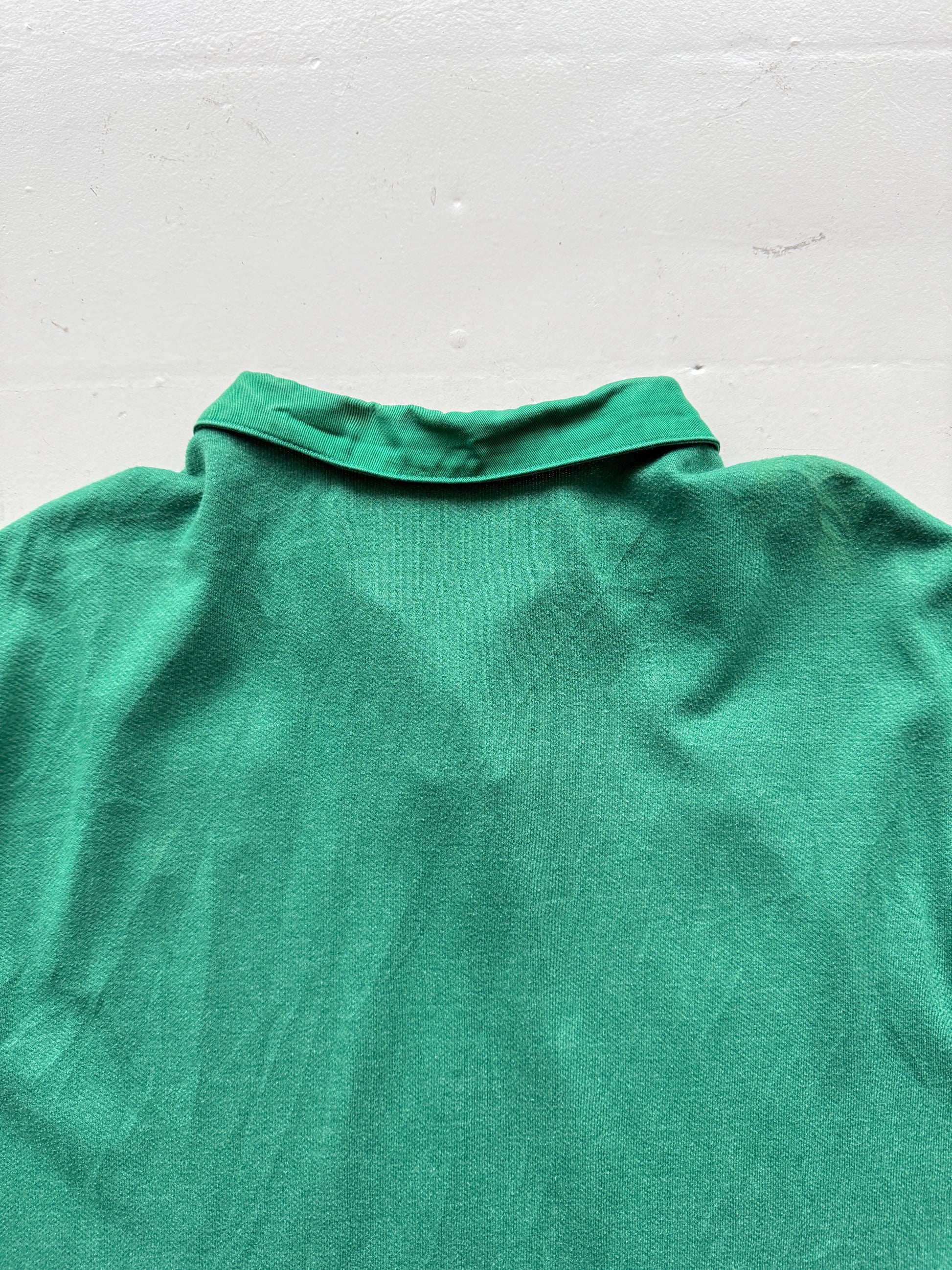 Green Ireland Home 2019 Jersey Vintage Short Sleeve Rugby Polo - XXL