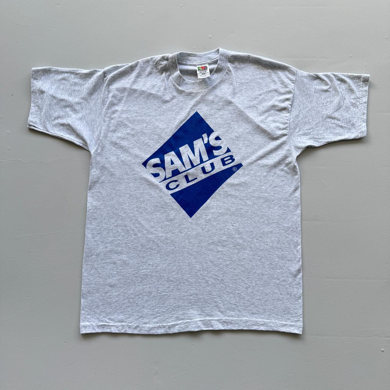 Grey Sam's Club Vintage 90s T-shirt - XL