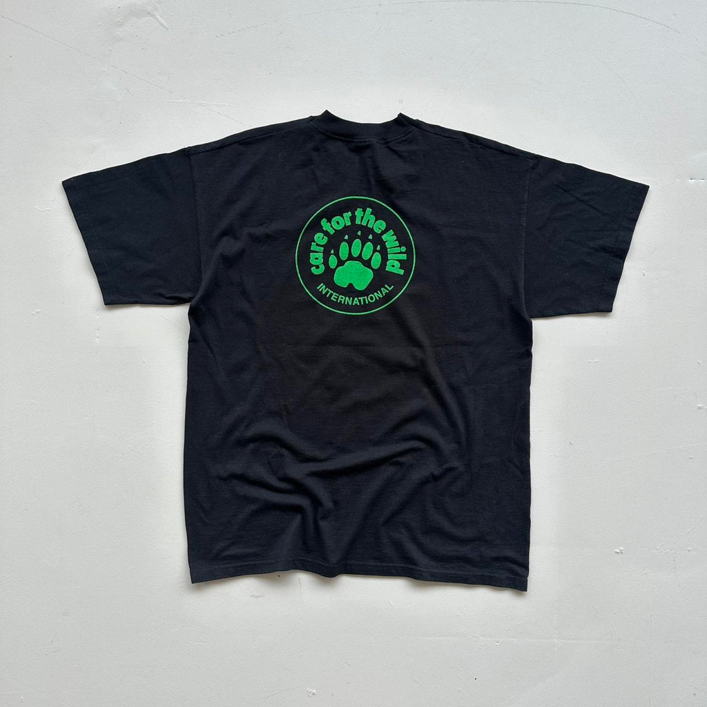Black Tiger 90s Vintage Animal Wildlife T-shirt - XL