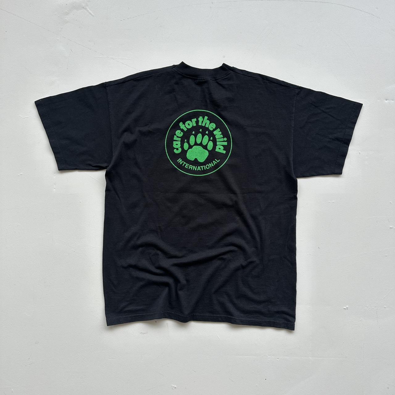 Black Tiger 90s Vintage Animal Wildlife T-shirt - XL