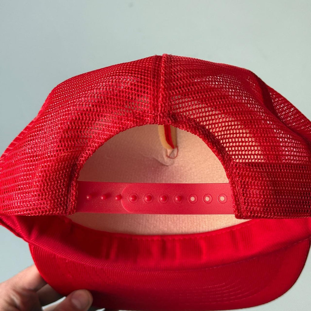 Red Esco Tool Vintage Foam and Mesh SnapBack Trucker Cap