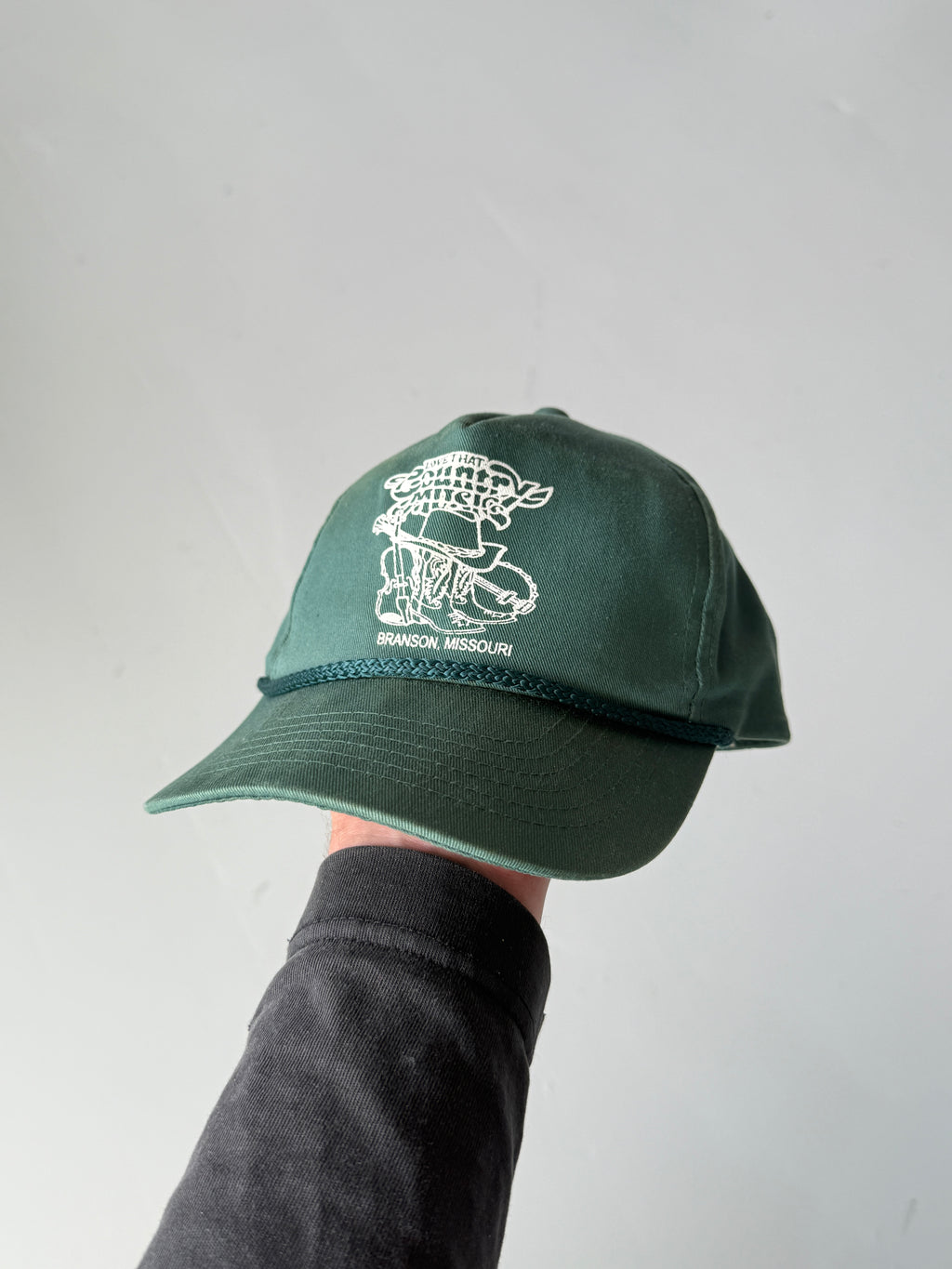 Green Country Music Vintage Cotton SnapBack Trucker Cap