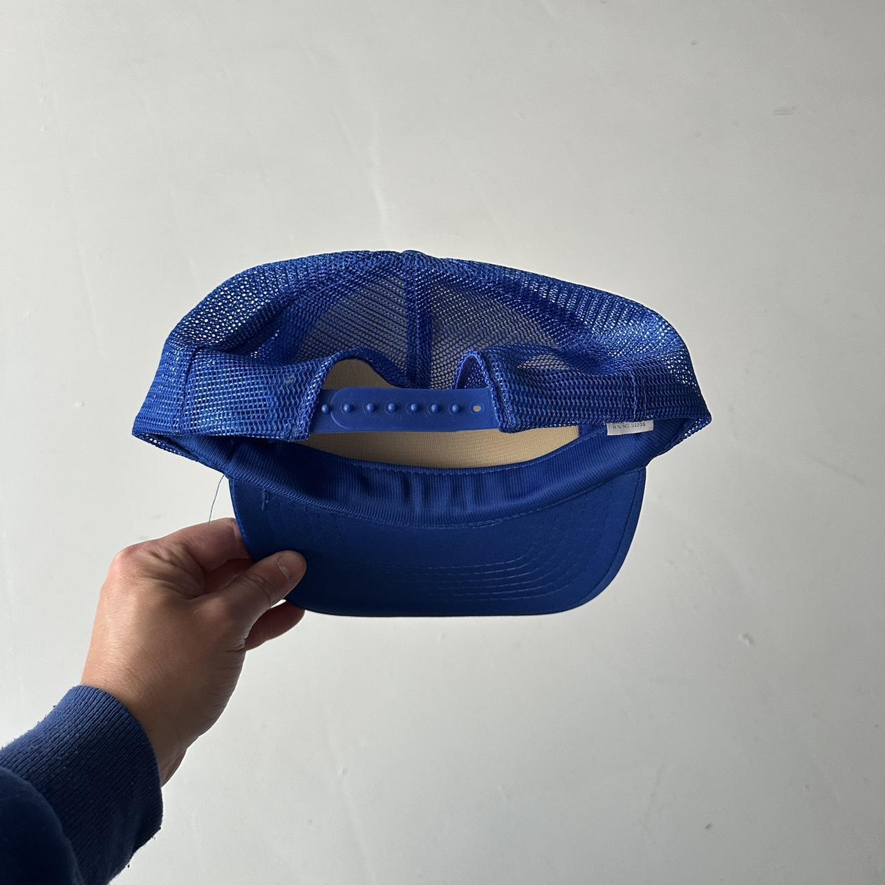 Blue Public Defender Vintage Foam and Mesh SnapBack Trucker Cap