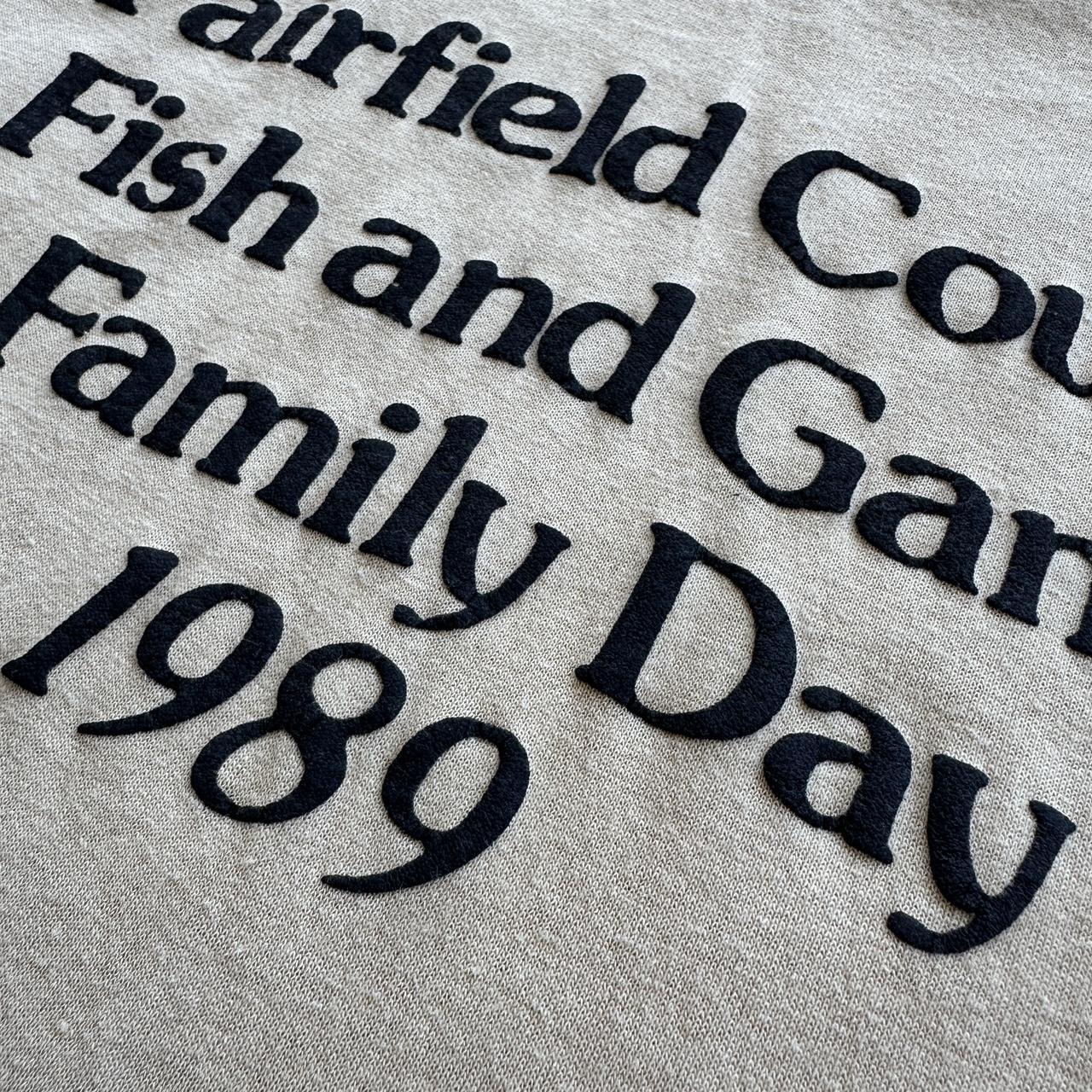 Tan / Sand Fairfield County 80s/90s Americana Vintage T-shirt - XL