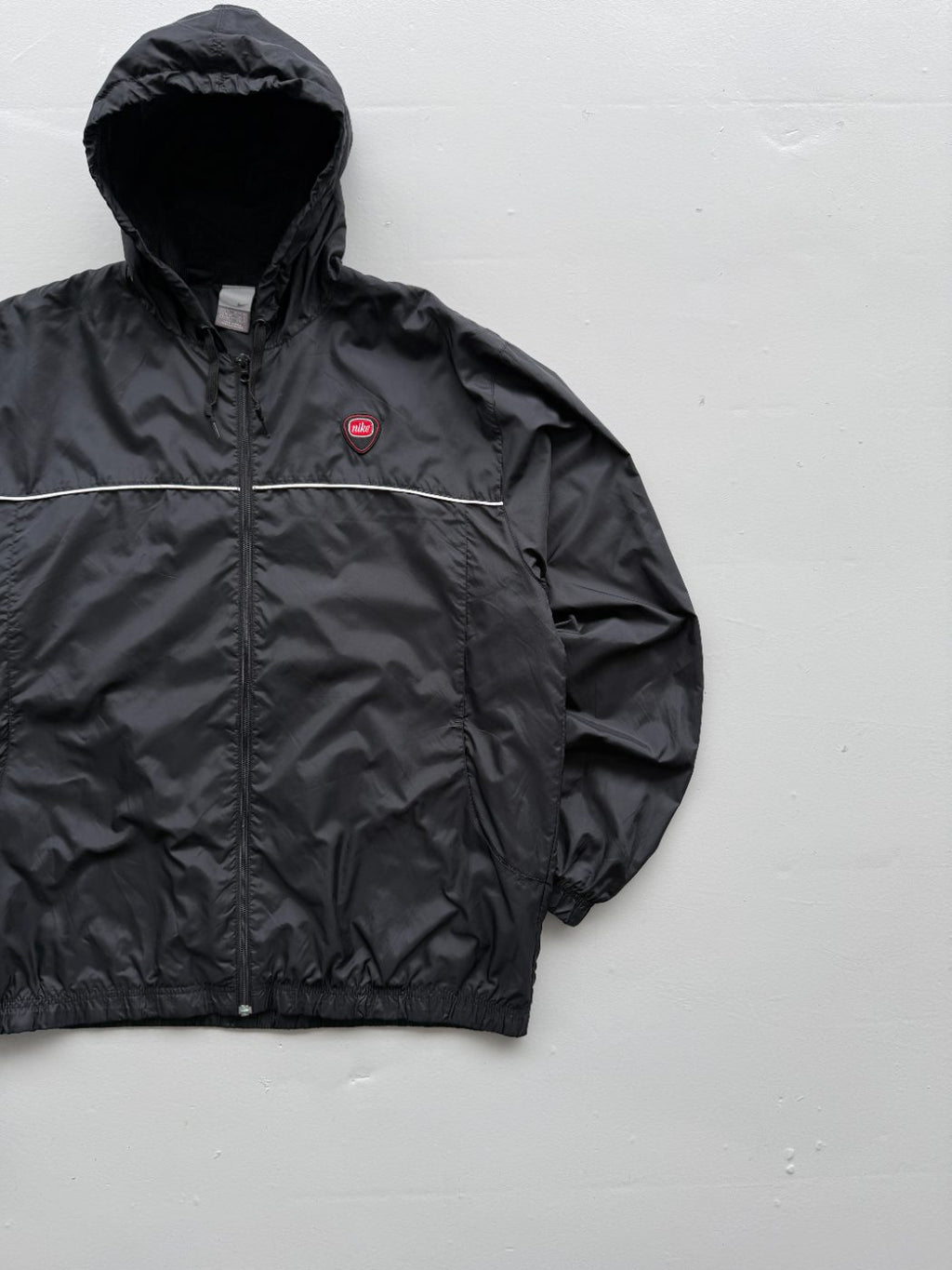 Nike Shield Badge Vintage Hooded Track Jacket - XL