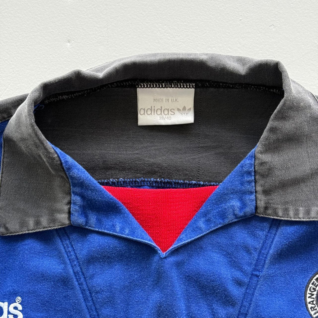 Adidas Rangers Glasgow 1992-1994 Rare Training Drill Top Jacket - Medium