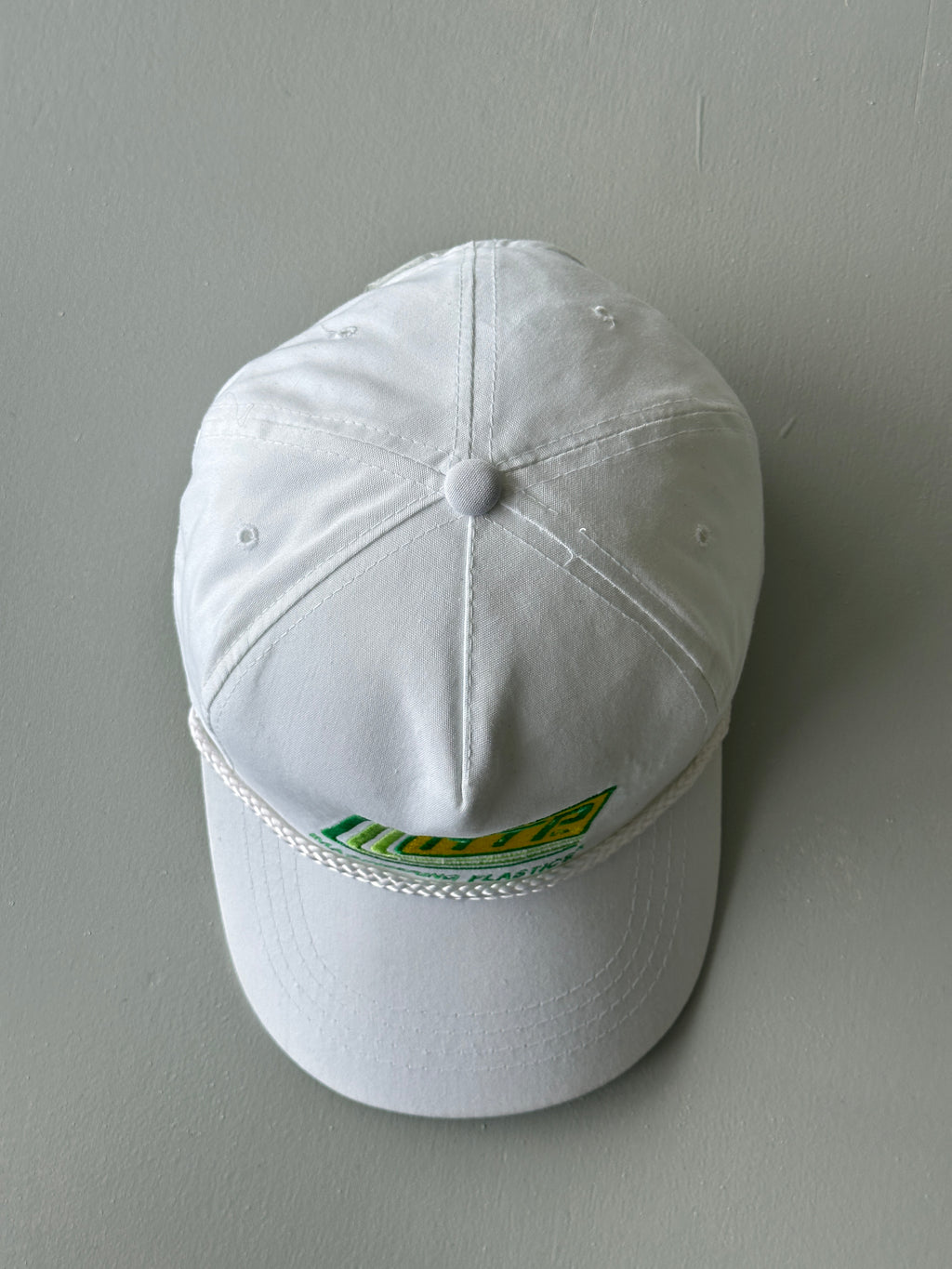 White RTP Co. Imagineering Plastics 90's Vintage SnapBack Trucker Cap