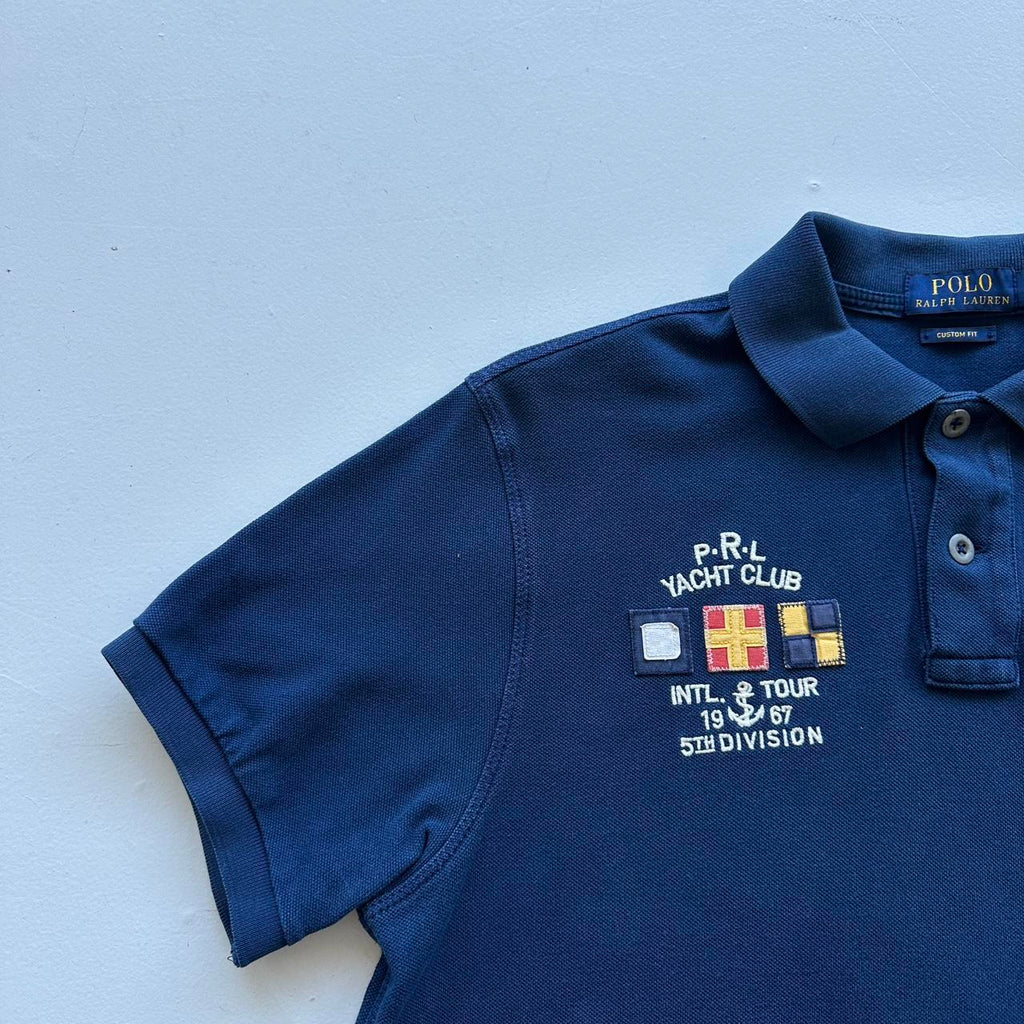 Navy Ralph Lauren Big Pony 00’s Vintage Polo Shirt - Medium