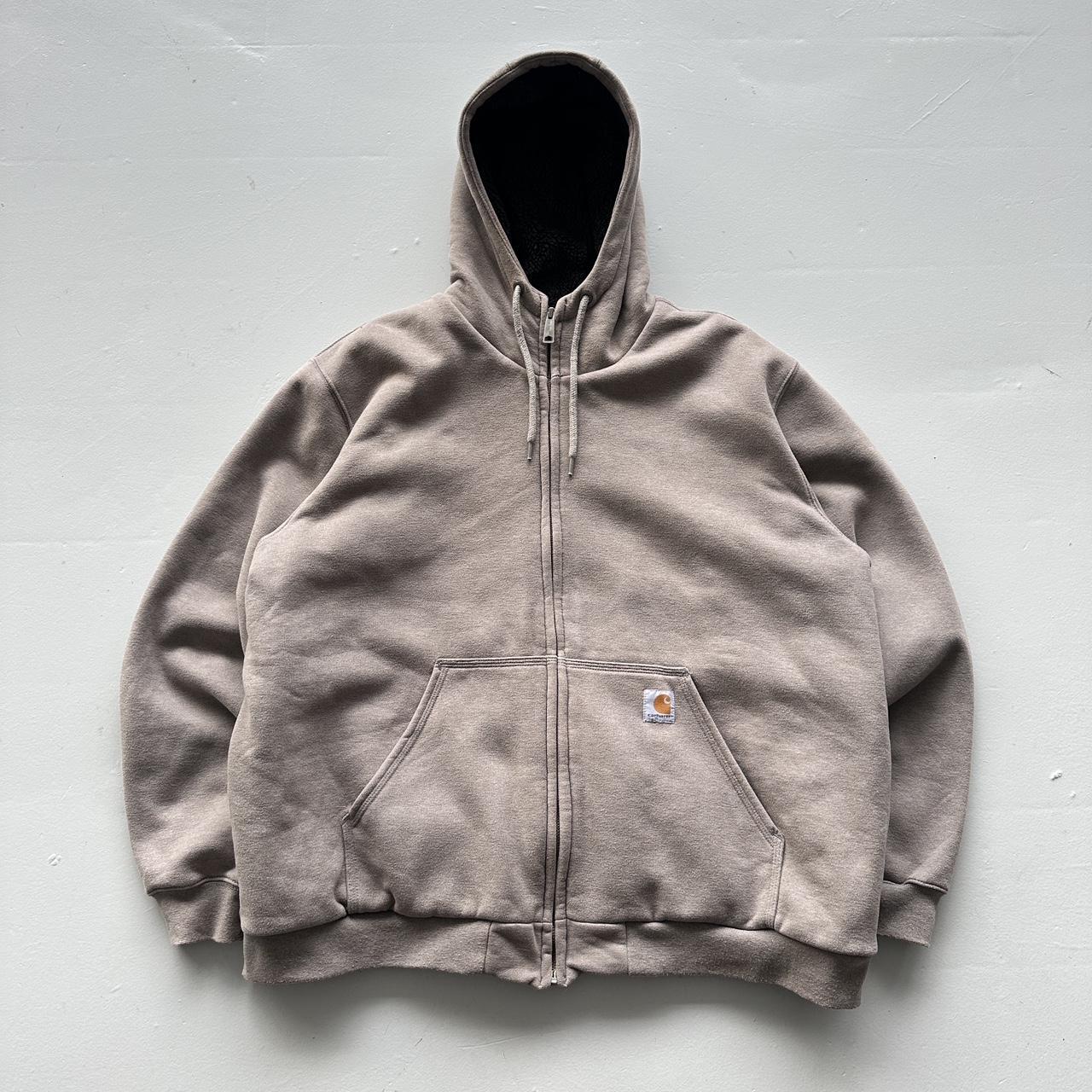Carhartt Vintage Grey Sherpa Active Hoodie - 2XL