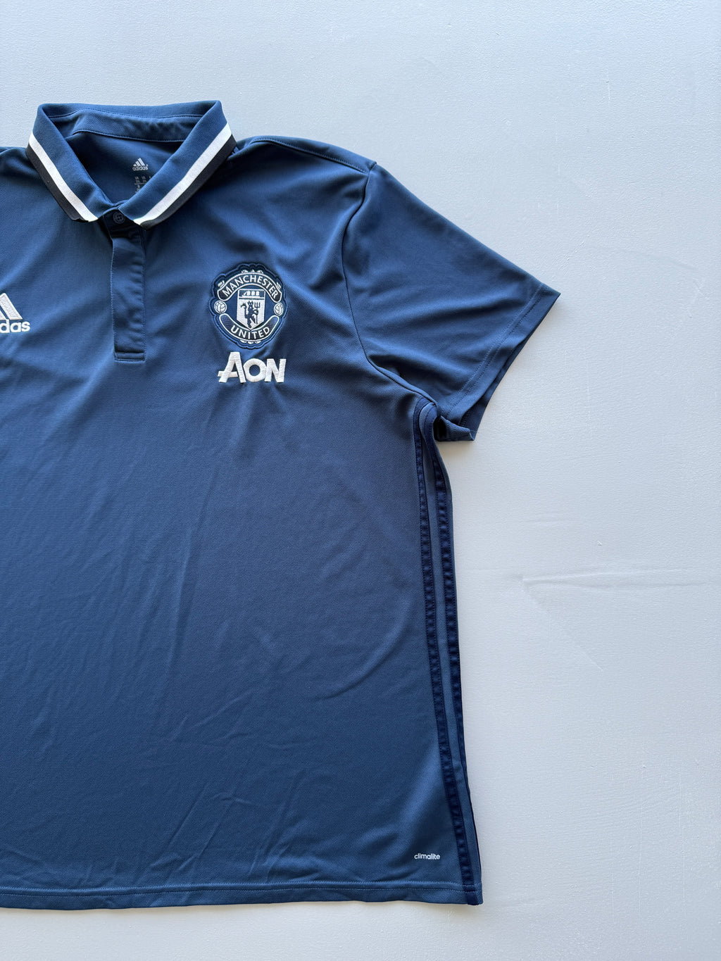Adidas Manchester United AON Climalite Vintage Polo Shirt - XL