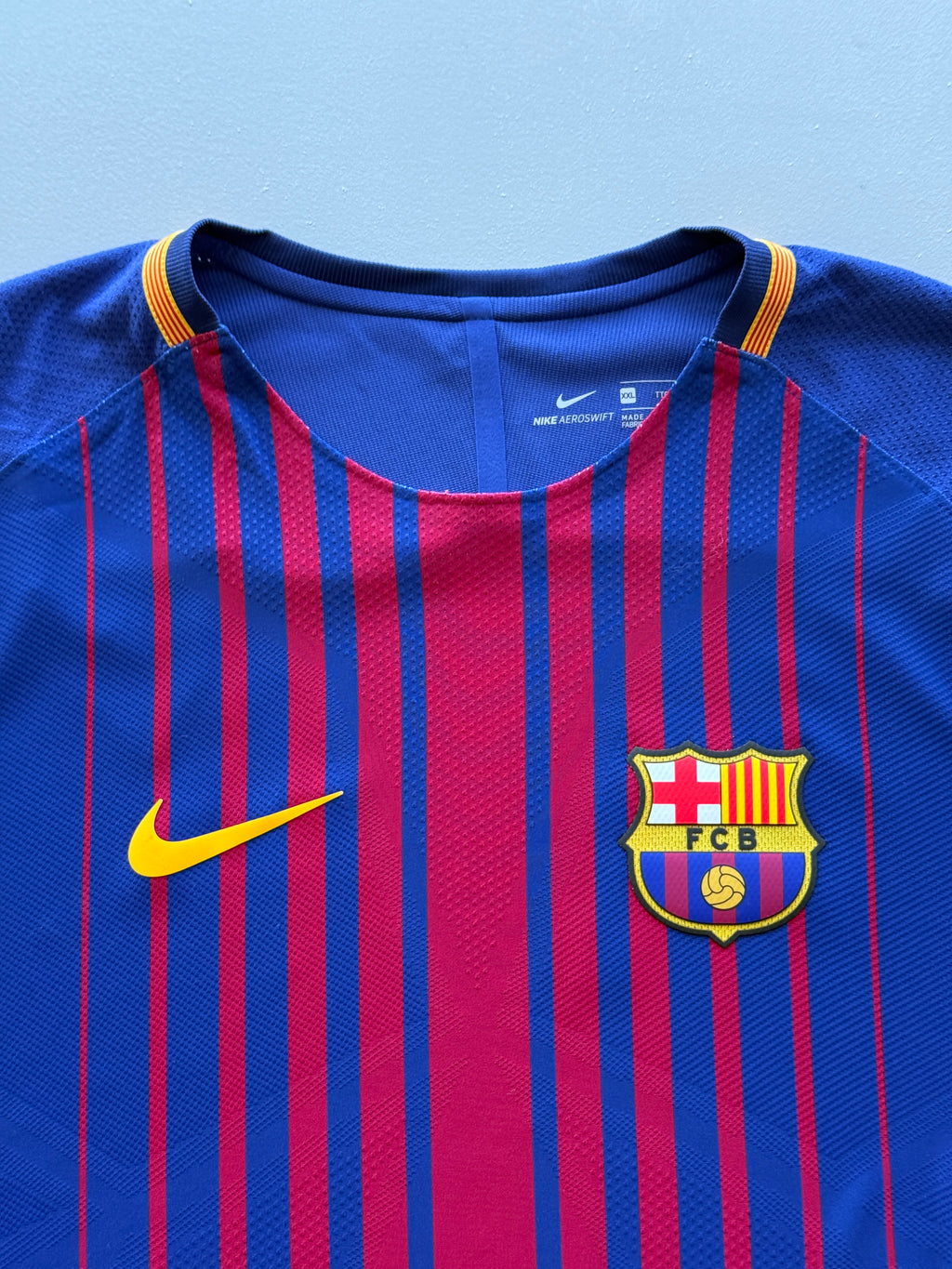 Nike FC Barcelona 2017 Home Vintage Football Shirt - XXL