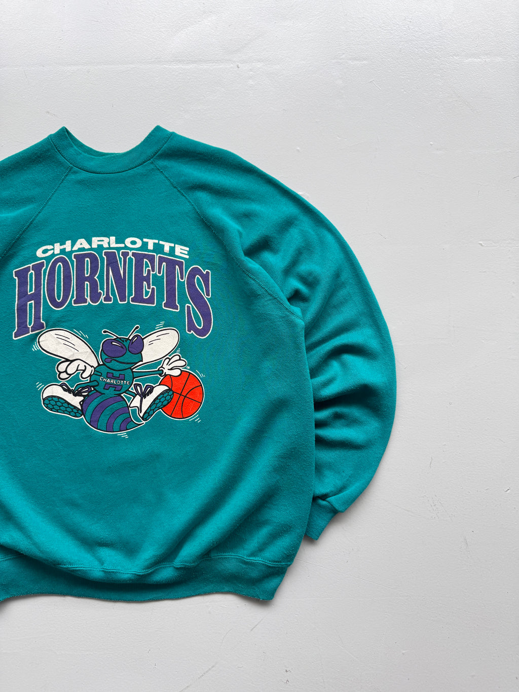 Artex Charlotte Hornets NBA 90's Vintage Sweatshirt - Large