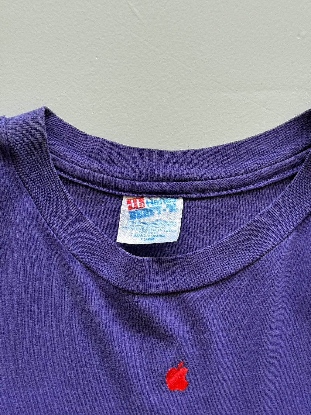 Purple Apple Inc 90's Vintage Graphic Single Stitch T-Shirt - XL