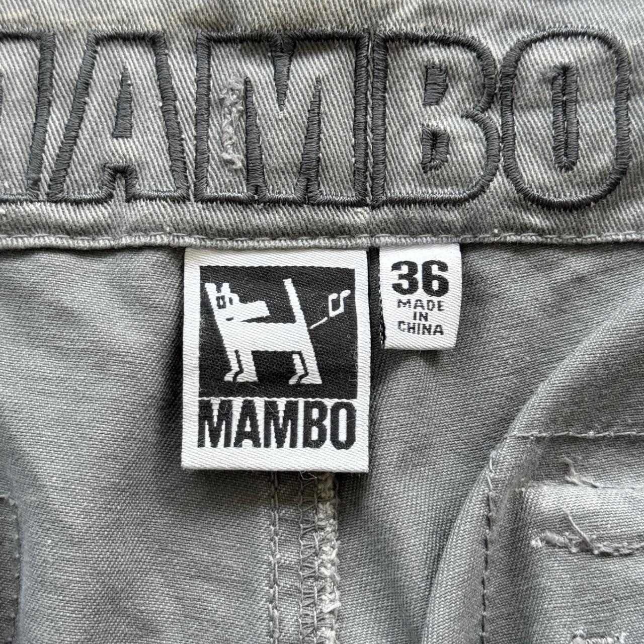 Grey Mambo Cotton 90's Vintage Surfer Cargo's - 38” x 30”