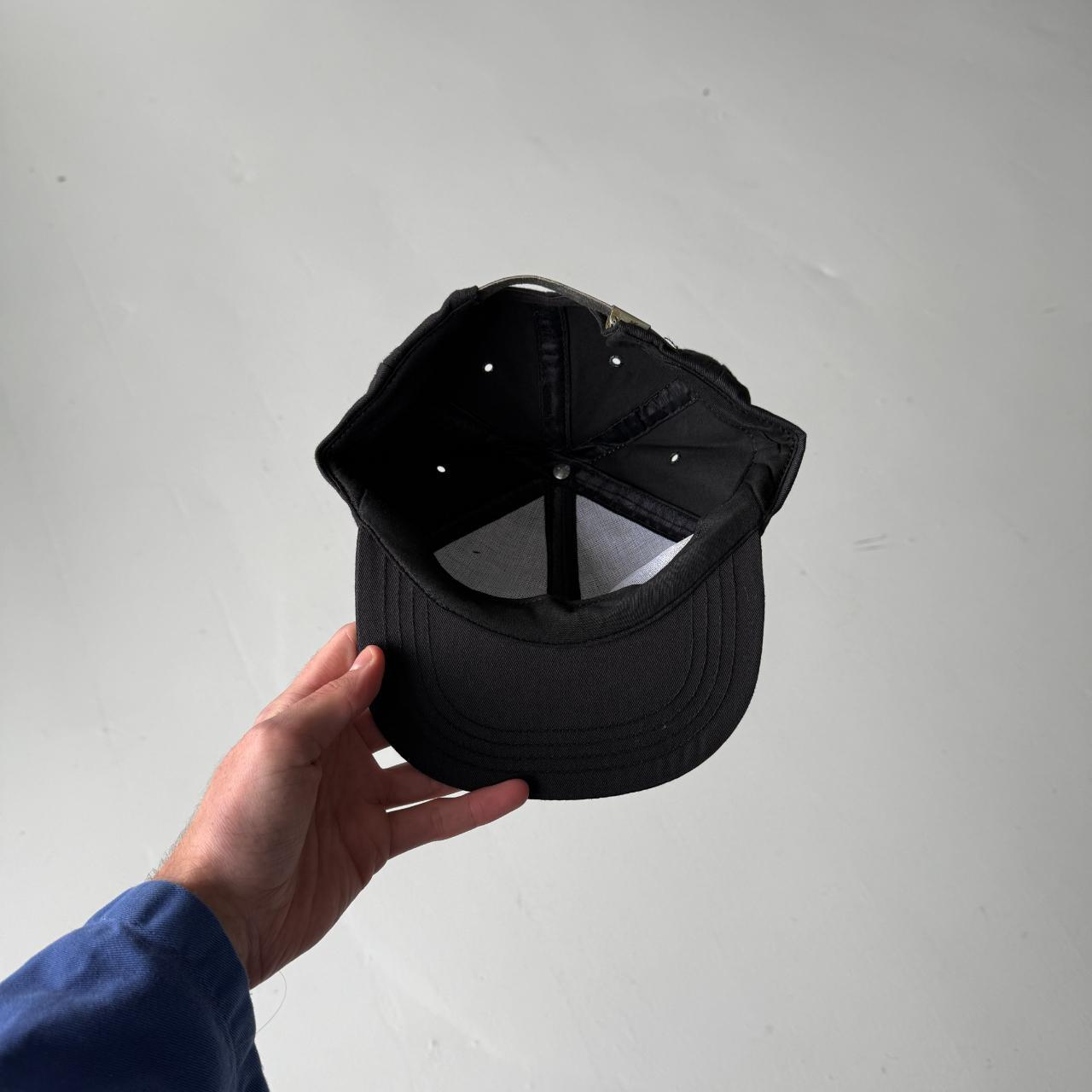 Black Phantom Of The Opera Vintage 80's Leather Strap Cap
