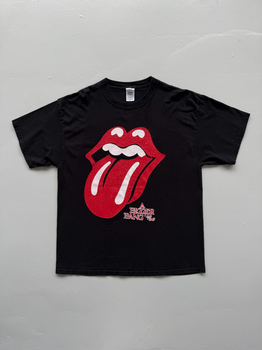 The Rolling Stones A Bigger Bang World Tour 2005/06 Vintage Graphic T-Shirt - XL