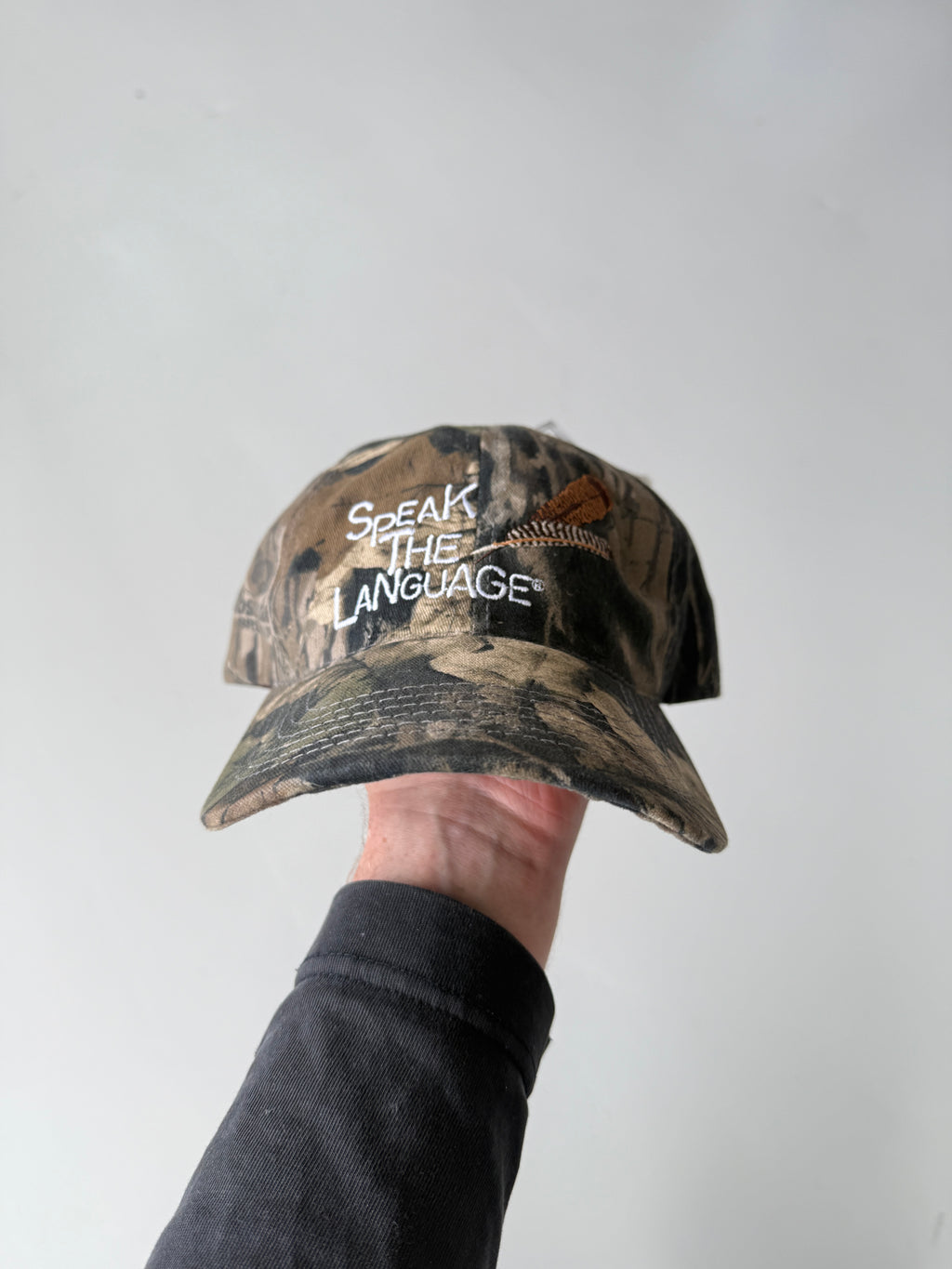 Green Camo Primos Hunters Vintage Cotton SnapBack Trucker Cap