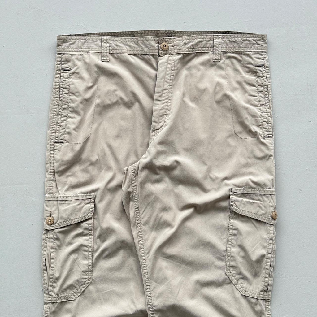 Beige Blue Harbour 00’s Vintage Cargo Trousers - W38 x L27