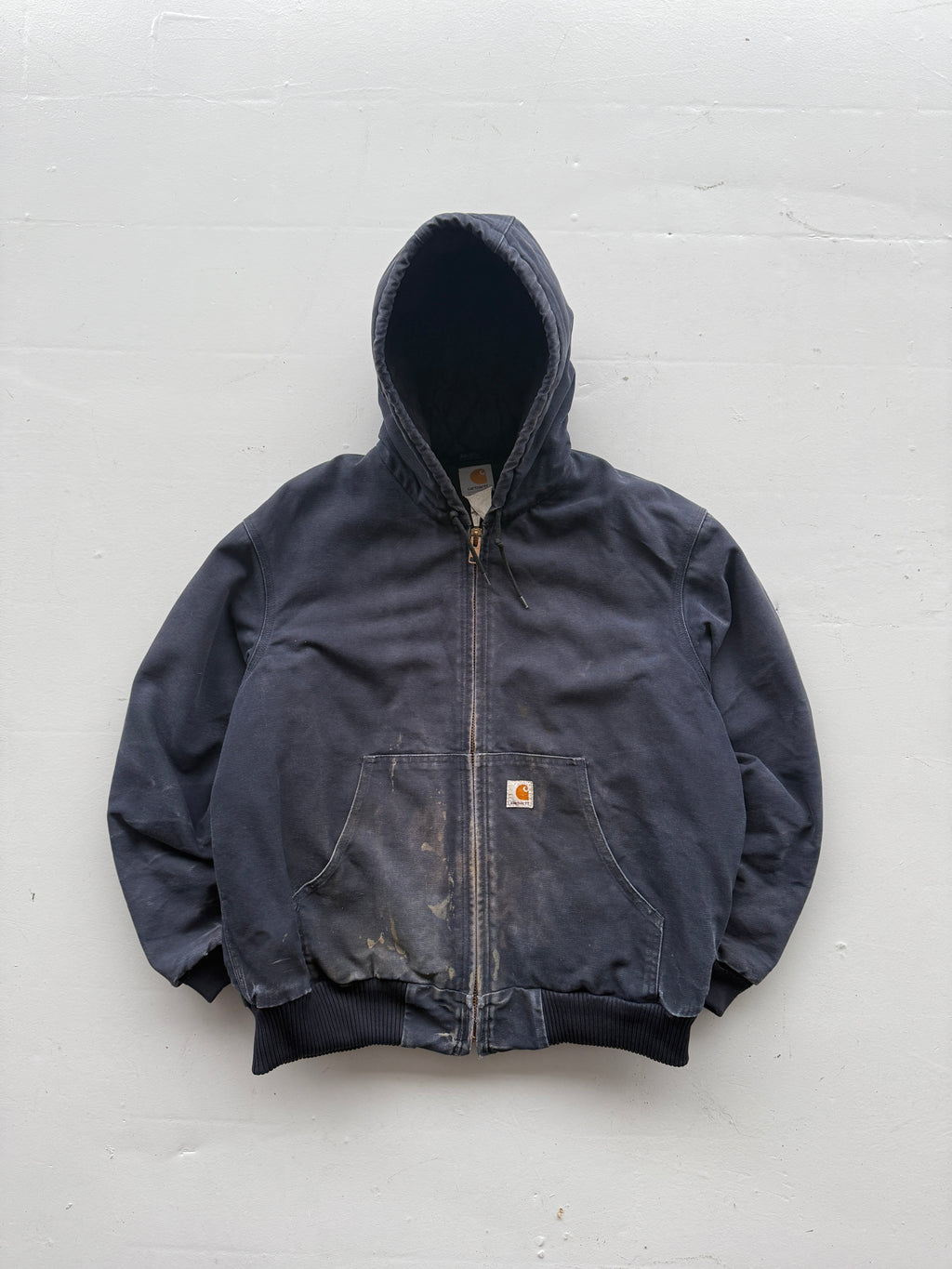 Dark Blue Carhartt 90's Vintage Canvas Active Jacket - XL
