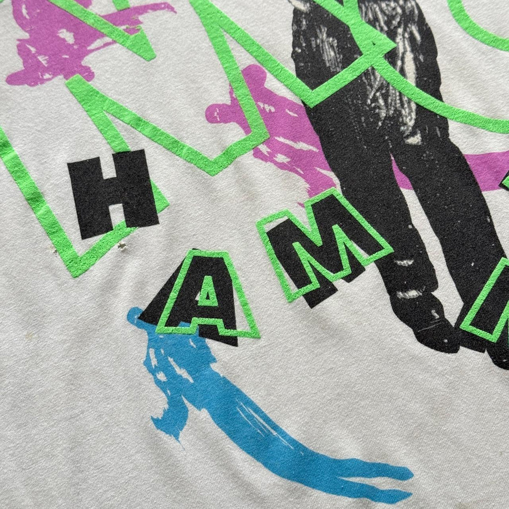 Faded White MC Hammer 90s Vintage Graphic Band T-Shirt - XL